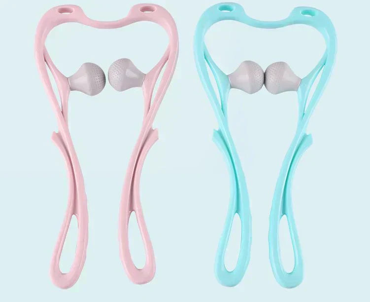 Manual Double-Ball Neck Massager